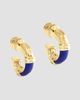 Anabel Aram Women's Forza 18K-Gold-Plated & Lapis Lazuli Huggie Earrings - 1