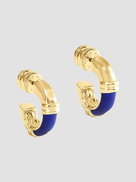 Anabel Aram Women's Forza 18K-Gold-Plated & Lapis Lazuli Huggie Earrings
