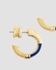 Anabel Aram Women's Forza 18K-Gold-Plated & Lapis Lazuli Huggie Earrings - 4