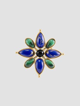 Anabel Aram Women's Forza 18K-Gold-Plated & Multi-Gemstone Flower Ring