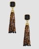 Anabel Aram Women's Forza 18K-Gold-Plated, Tiger's Eye & Black Onyx Tassel Earrings - 1