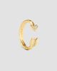 Anabel Aram Women's Heart 18K-Gold-Plated & Cubic Zirconia Arrow Cuff Ring - 2