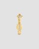Anabel Aram Women's Heart 18K-Gold-Plated & Cubic Zirconia Arrow Cuff Ring - 4