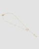Anabel Aram Women's Heart 18K-Gold-Plated & Cubic Zirconia Lariat Necklace - 5