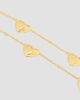 Anabel Aram Women's Heart 18K-Gold-Plated Station Necklace - 3