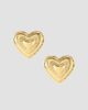Anabel Aram Women's Heart 18K-Gold-Plated Stud Earrings - 1