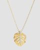 Anabel Aram Women's Monstera Palm 18K-Gold-Plated & Cubic Zirconia Pendant - 6