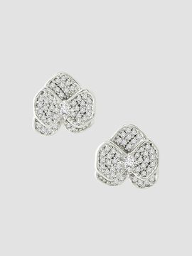 Anabel Aram Women's Orchid Sterling Silver-Plated & Cubic Zirconia Stud Earrings