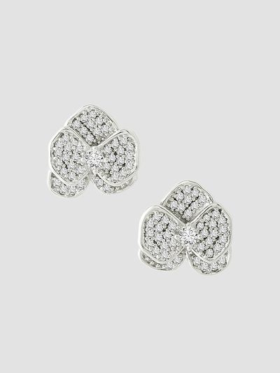 Anabel Aram Women's Orchid Sterling Silver-Plated & Cubic Zirconia Stud Earrings