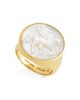 Anabel Aram Women's Pegasus 18K-Gold-Plated & Mother-Of-Pearl Signet Ring - 4