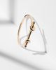 Ananya Ananya Chakra 18kt gold bangle with quartz - 5