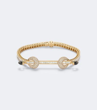 Ananya Ananya Chakra 18kt gold bracelet with diamonds