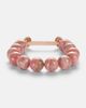 Ananya Ananya Chakra 18kt rose gold beaded bracelet with gemstones - 4