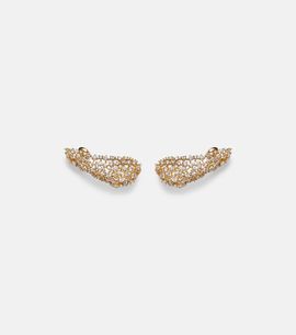 Ananya Ananya Scatter 18kt gold earrings with diamonds
