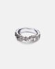 Ananya Ananya Scatter 18kt white gold ring with sapphires and diamonds - 1