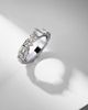 Ananya Ananya Scatter 18kt white gold ring with sapphires and diamonds - 5
