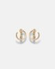 Ananya Ananya Scatter Double 18kt gold earrings with diamonds - 4