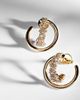 Ananya Ananya Scatter Double 18kt gold earrings with diamonds - 5