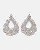 Ananya Ananya Scatter Lotus 18kt white gold earrings with diamonds - 1