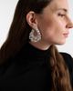 Ananya Ananya Scatter Lotus 18kt white gold earrings with diamonds - 3
