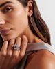 Ananya Ananya Scatter Orbit 18kt white gold ring with sapphires and diamonds - 2