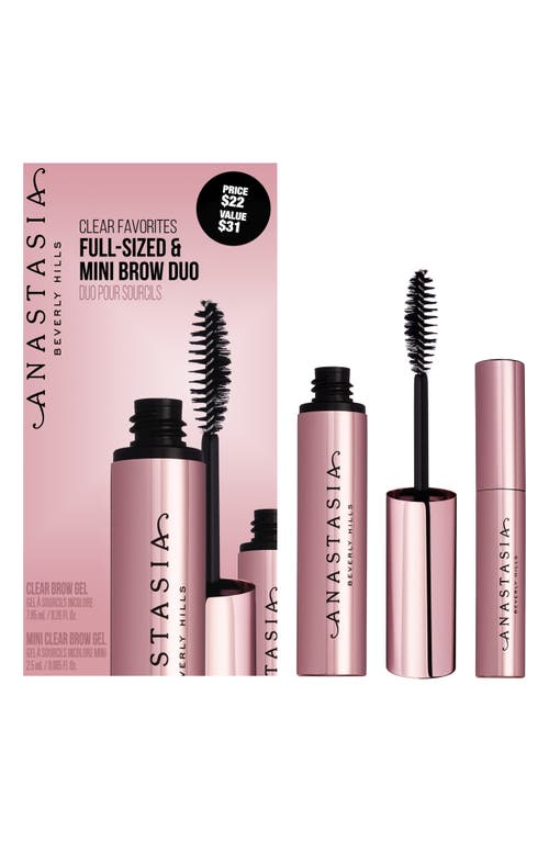 Anastasia Beverly Hills Anastasia Beverly Hills Clear Favorites Clear Brow Gel Duo 