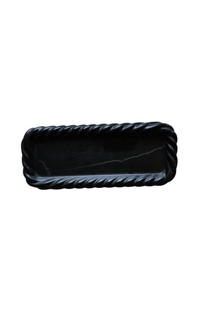 Anastasio Home Anastasio Home Natalie Marble Tray Black