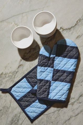 Anchal Trellis Oven Mitt - Thumbnail 3