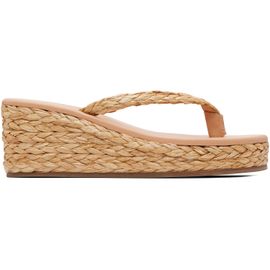 Ancient Greek Sandals Ancient Greek Sandals Beige Etheria Low Wedge Heeled Sandals