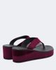 Ancient Greek Sandals Ancient Greek Sandals Charys velvet platform thong sandals - 4