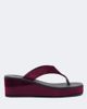 Ancient Greek Sandals Ancient Greek Sandals Charys velvet platform thong sandals - 6