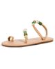 Ancient Greek Sandals Ancient Greek Sandals Eleftheria Bead Sandals Nude - 1