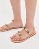 Ancient Greek Sandals Ancient Greek Sandals Eleftheria Bead Sandals Nude - 5
