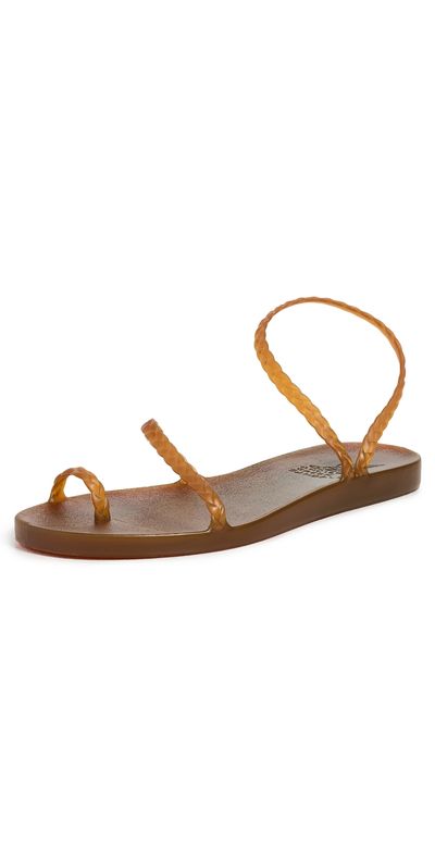 Ancient Greek Sandals Ancient Greek Sandals Eleftheria Jelly Sandals Caramel
