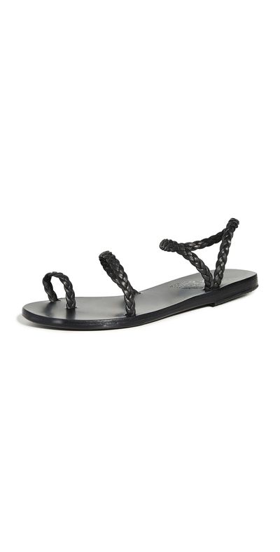 Ancient Greek Sandals Ancient Greek Sandals Eleftheria Sandals Black 38