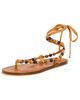 Ancient Greek Sandals Ancient Greek Sandals Esther Bead Sandals Caramel - 1