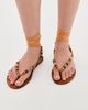 Ancient Greek Sandals Ancient Greek Sandals Esther Bead Sandals Caramel - 3
