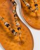 Ancient Greek Sandals Ancient Greek Sandals Esther Bead Sandals Caramel - 6