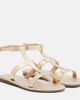 Ancient Greek Sandals Ancient Greek Sandals Fedra metallic leather gladiator sandals - 1