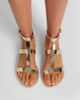 Ancient Greek Sandals Ancient Greek Sandals Fedra metallic leather gladiator sandals - 2