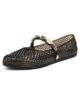 Ancient Greek Sandals Ancient Greek Sandals Iro Jelly Flats Black - 1