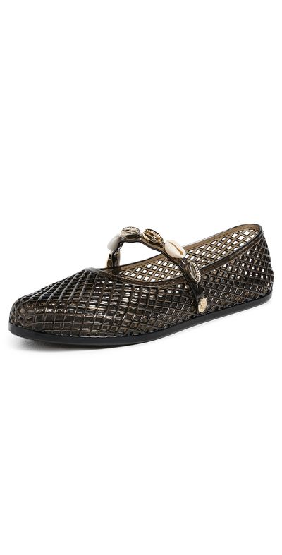 Ancient Greek Sandals Ancient Greek Sandals Iro Jelly Flats Black