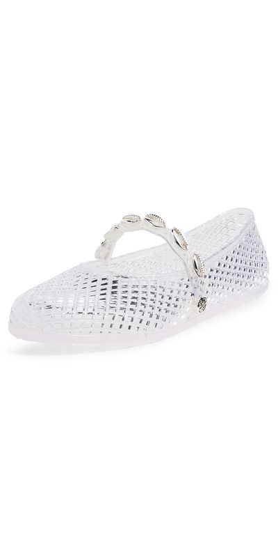 Ancient Greek Sandals Ancient Greek Sandals Iro Jelly Flats Clear