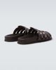 Ancient Greek Sandals Ancient Greek Sandals Laodamas leather fisherman sandals - 6