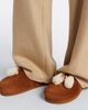 Ancient Greek Sandals Ancient Greek Sandals Lasi shearling-trimmed suede mules - 3