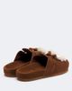Ancient Greek Sandals Ancient Greek Sandals Lasi shearling-trimmed suede mules - 4