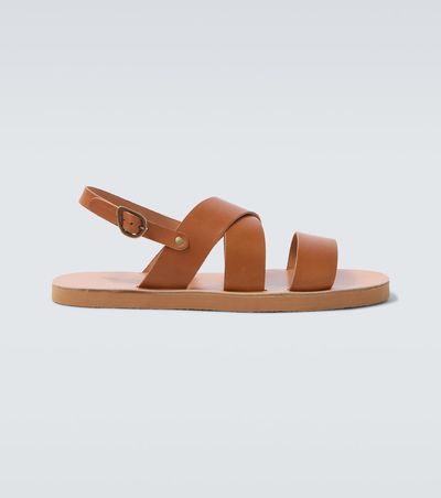 Ancient Greek Sandals Ancient Greek Sandals Miltos leather slingback sandals