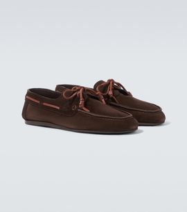 Ancient Greek Sandals Ancient Greek Sandals Pliario suede boat shoes