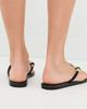 Ancient Greek Sandals Ancient Greek Sandals Saionara Bead Flip Flops Black - 5
