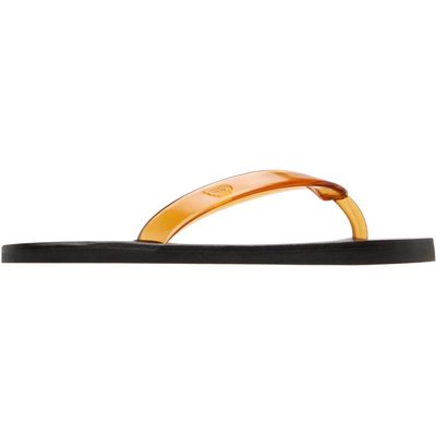 Ancient Greek Sandals Ancient Greek Sandals Tan Saionara Jelly Flip-Flops